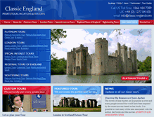 Tablet Screenshot of classic-england.com